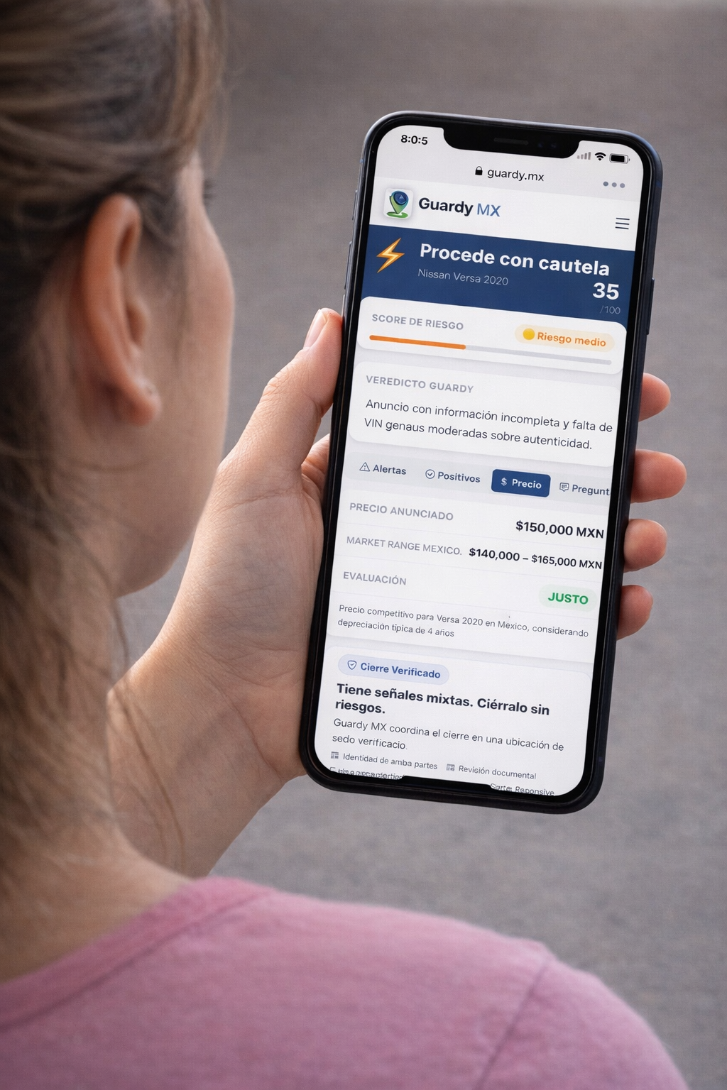 Guardy MX app de verificación de vehículos